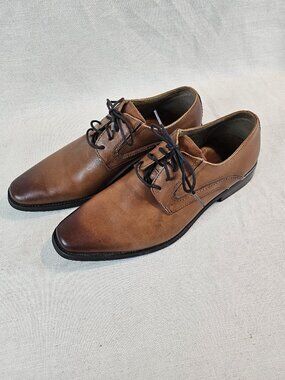 Aldo Men's Brown Lace-up Derby Dress Shoes - 7.5